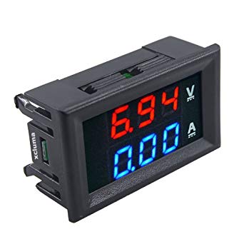 0.28inch Digital Voltmeter Ammeter DC 0-100V 10A Monitor Panel