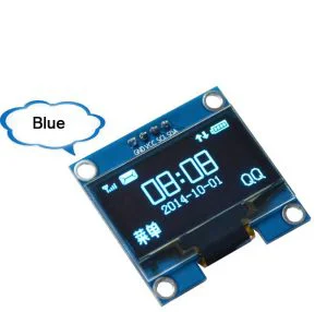 1.3 Inch I2C IIC OLED 4 pin LCD Module 4pin (with GND VCC) Blue