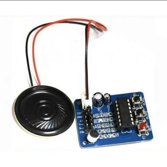 ISD1820 Recording Module Voice Board With On Board Mic and Loud Speaker