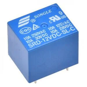 12V 10A PCB Mount Sugar Cube Relay SPDT