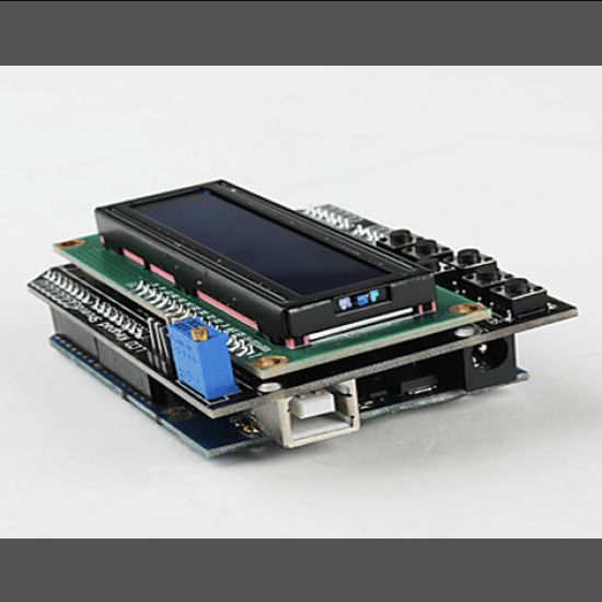 1602 LCD Keypad Shield Blue Backlight For Arduino