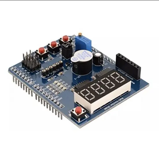 Multifunction Shield for Arduino Uno/Leonardo – All-in-One Expansion Board