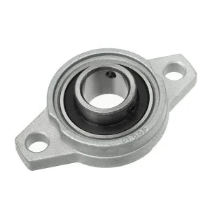 15mm Inner Diameter Zinc Alloy Pillow Block Flange Bearing KFL002