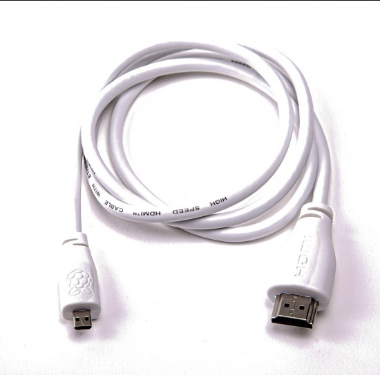 Micro-HDMI to Standard HDMI Cable for Raspberry Pi