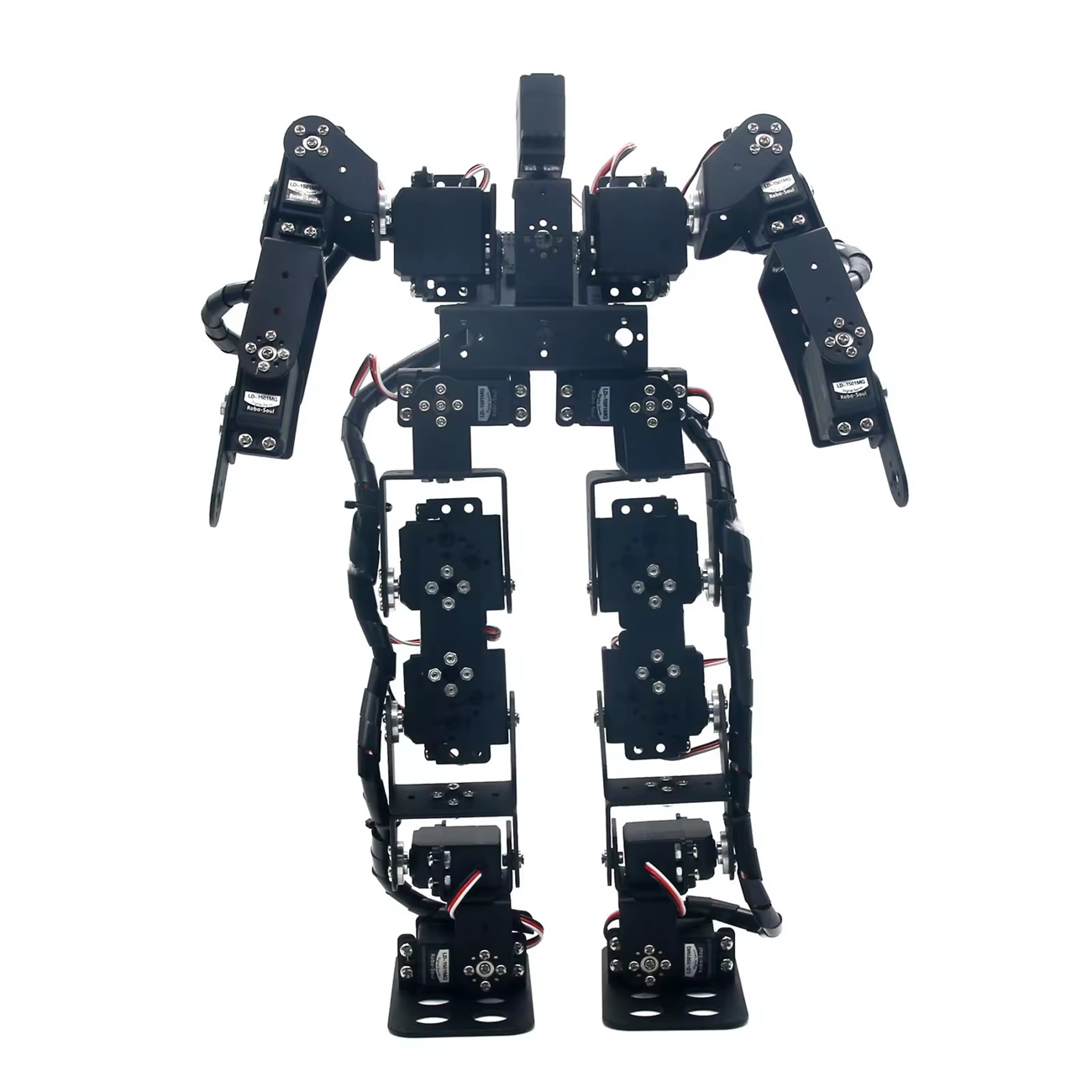 Full Set of 17DOF Biped Robot Educational Robotic Kit +(17pcs) MG995+Servo Horn Unassembled
