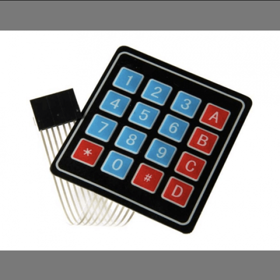 4x4 Matrix Keypad - Membrane type