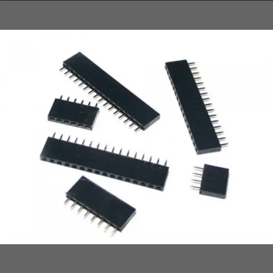2.4mm Female Header Berg Strip 1x40 Pin (Pack of 5)