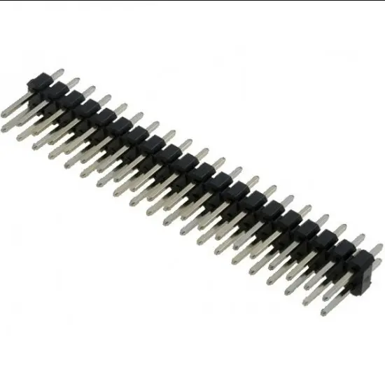 2.54MM Pitch 40 Pin Male Double Row (2x20) Pin Header Strip Breakable - 2Pcs