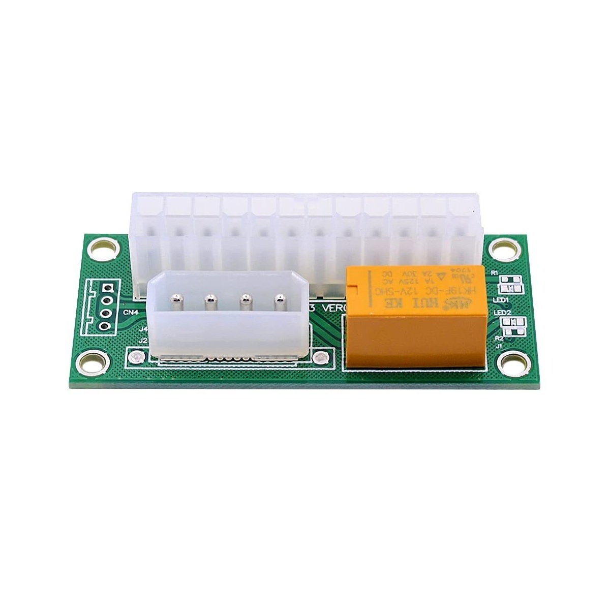 24Pin to IDE 4Pin Dual Power Start-Up Adapter Card
