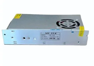 24V 5A SMPS 120W DC Industrial Metal Power Supply with Cooling Fan