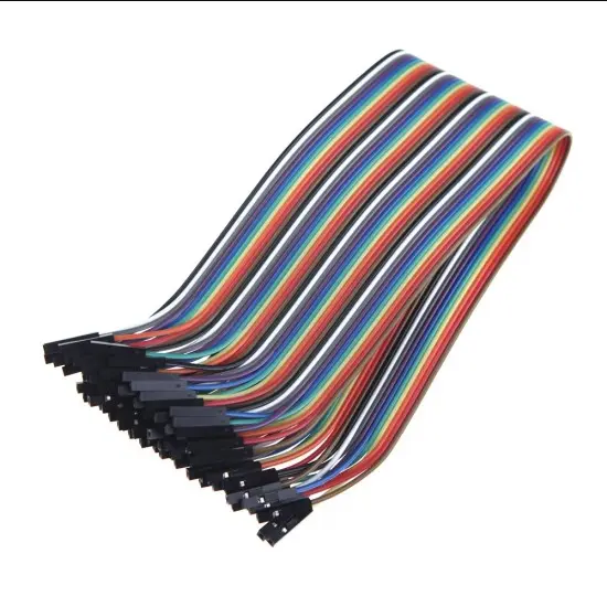 Female to Female Breadboard Jumper Cable 2.54mm 20CM - 40 Pcs