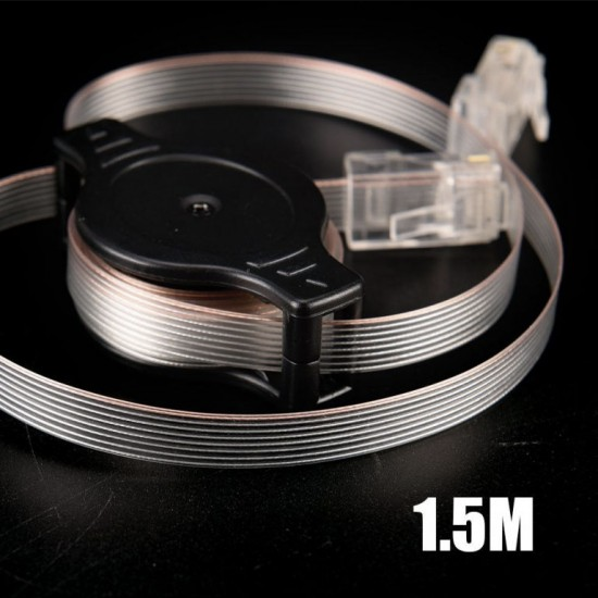 1.5 meter RJ45 Retractable Travel Network Cable