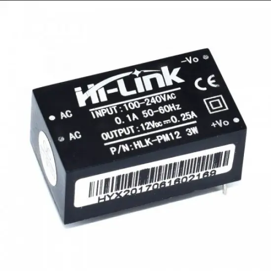 Hi-Link AC-DC Power Module HLK-PM12 230V to 12V /3W