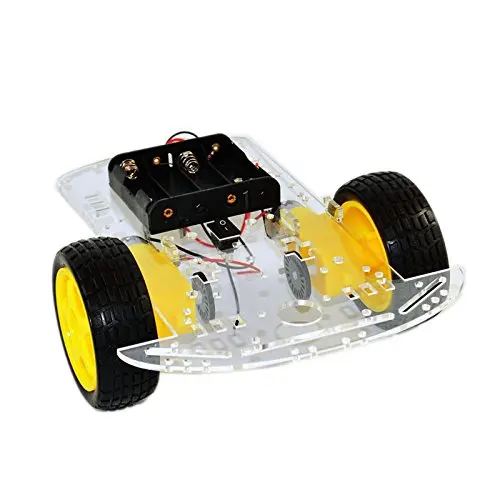 2WD 2 Wheel Transparent Robot Motor Chassis Kit for Arduino