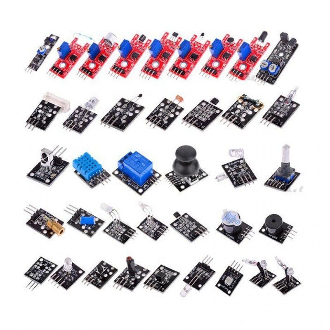 37 in 1 Sensors Kit compatible with Arduino