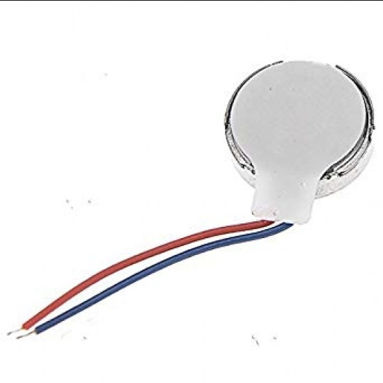 10mm Diameter 1034 Flat Button Type Cell Phone Vibration Motor (2 Pcs)