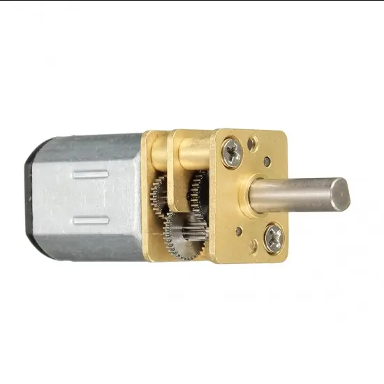 N20-12V-60 RPM Micro Metal Gear-box DC Motor