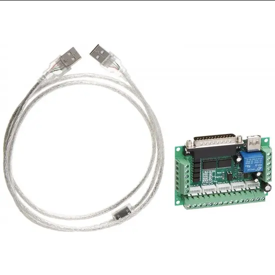 MACH3 Interface Board CNC 5 Axis with Optocoupler for Stepper Motor Driver