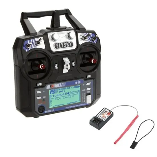 FlySky FS-i6 2.4G 6CH AFHDS RC Transmitter with FS-iA6 Receiver (with LCD Display)