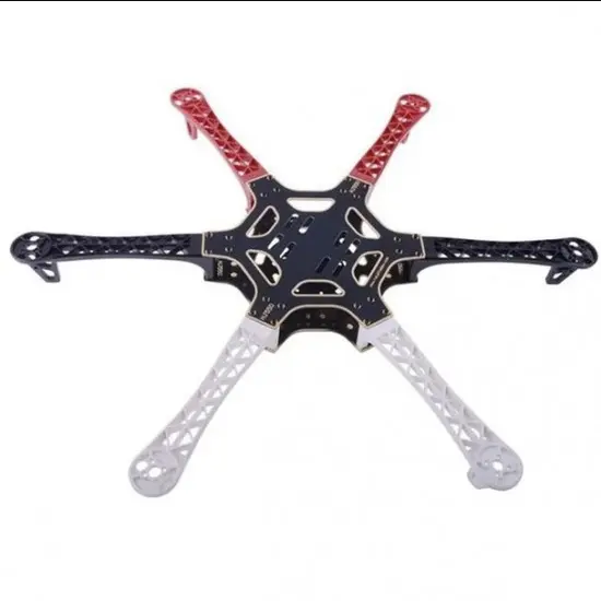 F550 AirFrame Hexacopter Frame with Integrated PCB