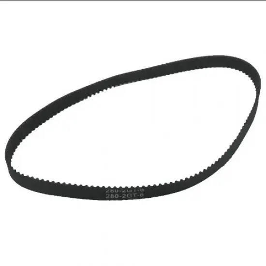 Closed Loop 280mm Length 6mm Width GT2 Timing Belt for 3D Printer