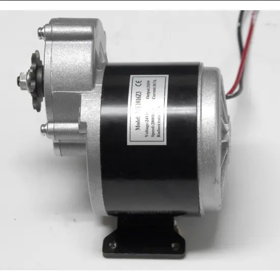 MY1016Z3 24V 350W 300RPM Geared DC Motor for Ebike Bicycle