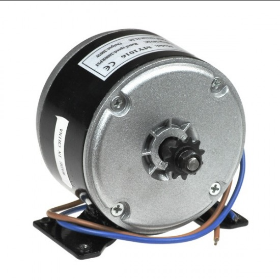 MY1016 350W 24V 2750RPM DC motor, Motor Controller, Throttle - DIY Electric Bicycle Kit