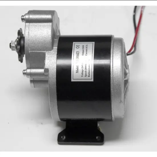 MY1016Z3 24V 350W 300RPM Geared DC Motor, Motor Controller, Throttle - DIY Electric Bicycle Kit
