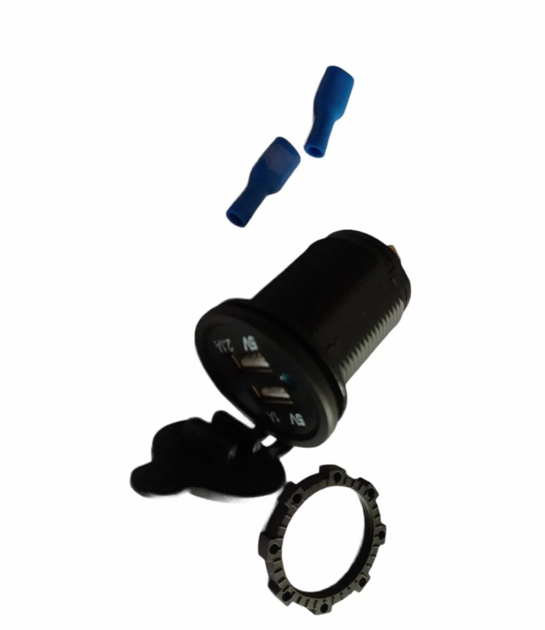 5V 2.1A Waterproof Dual USB Charging Mobile Phone Charger for Car Boat Marine Motorcycle