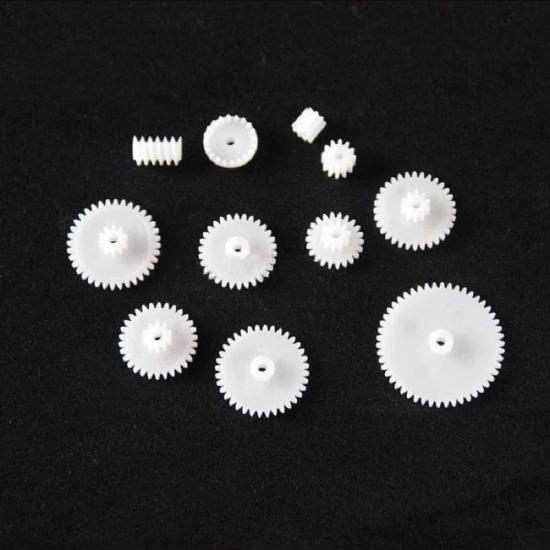 Plastic Shaft Crown Differential Gears DIY assorted kit – 11 kinds