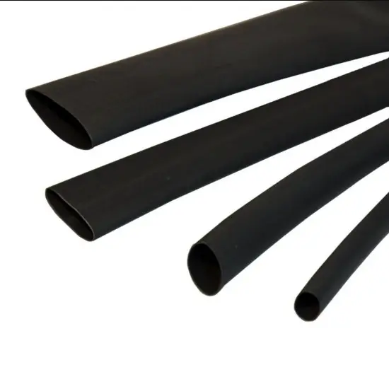 Heat Shrink Sleeve 25mm Black 1meter Industrial Grade (HST)