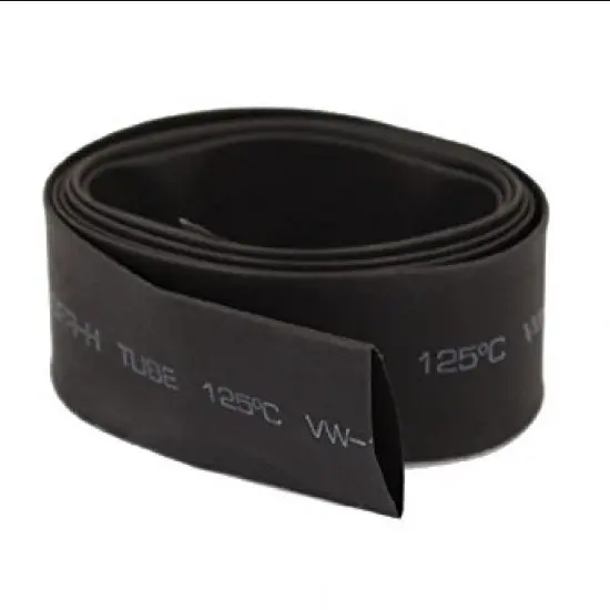 Heat Shrink Sleeve 40mm Black 1meter Industrial Grade (HST)