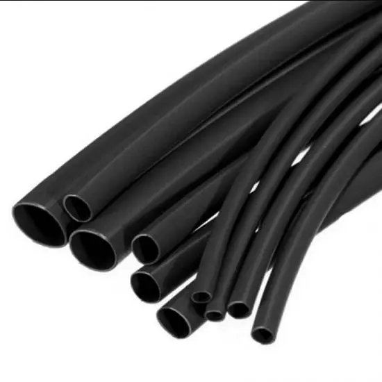 Heat Shrink Sleeve 4mm Black 2meter Industrial Grade (HST)