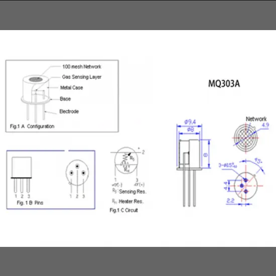 Alcohol Sensor MQ303A
