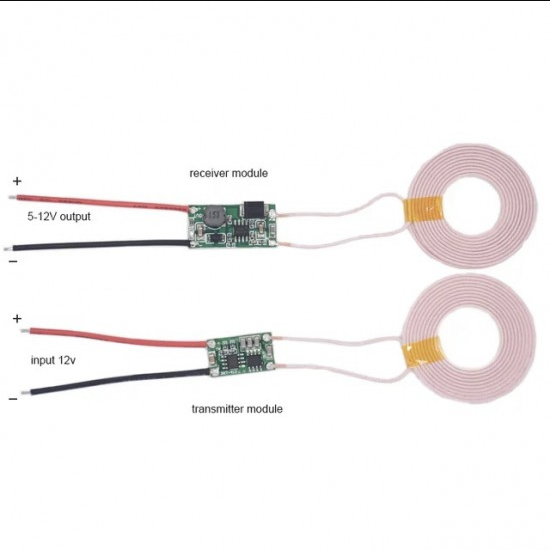 5V 2A Wireless Power Supply Transmitter Receiver Charging Coil Module