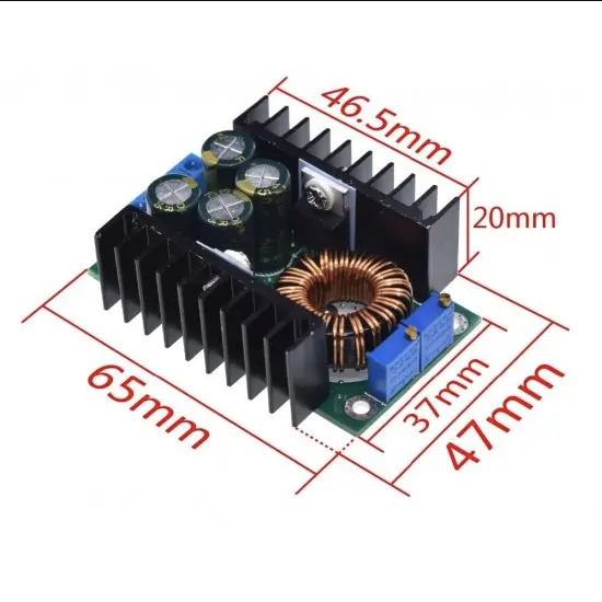 300W 12A DC-DC Buck Converter Step-Down 7-32V TO 0.8-28V Adjustable Power Supply Module