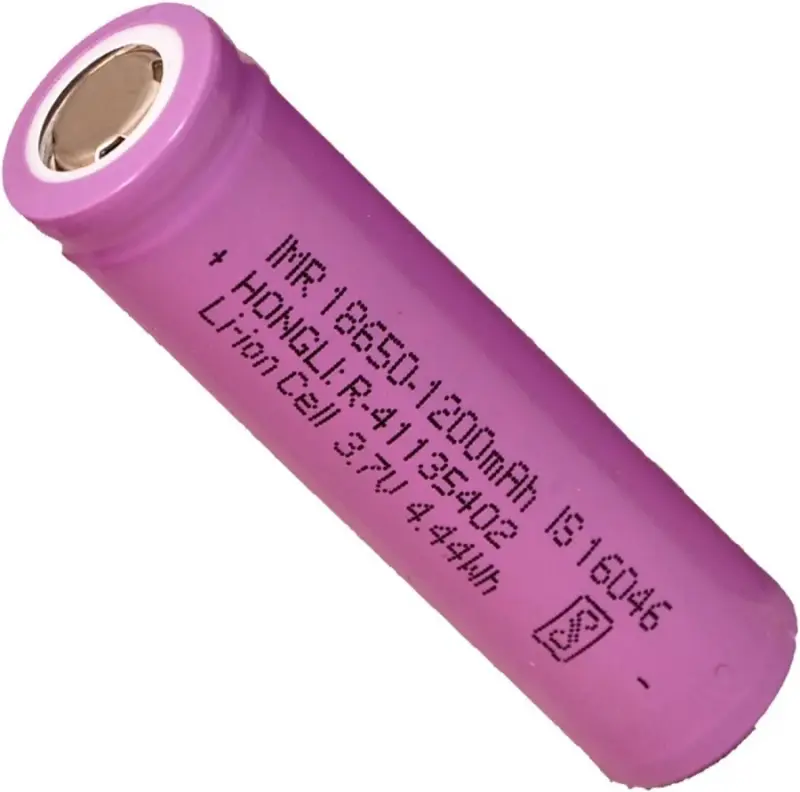 18650 1200mAh 3.7V Rechargeable Lithium-Ion Battery