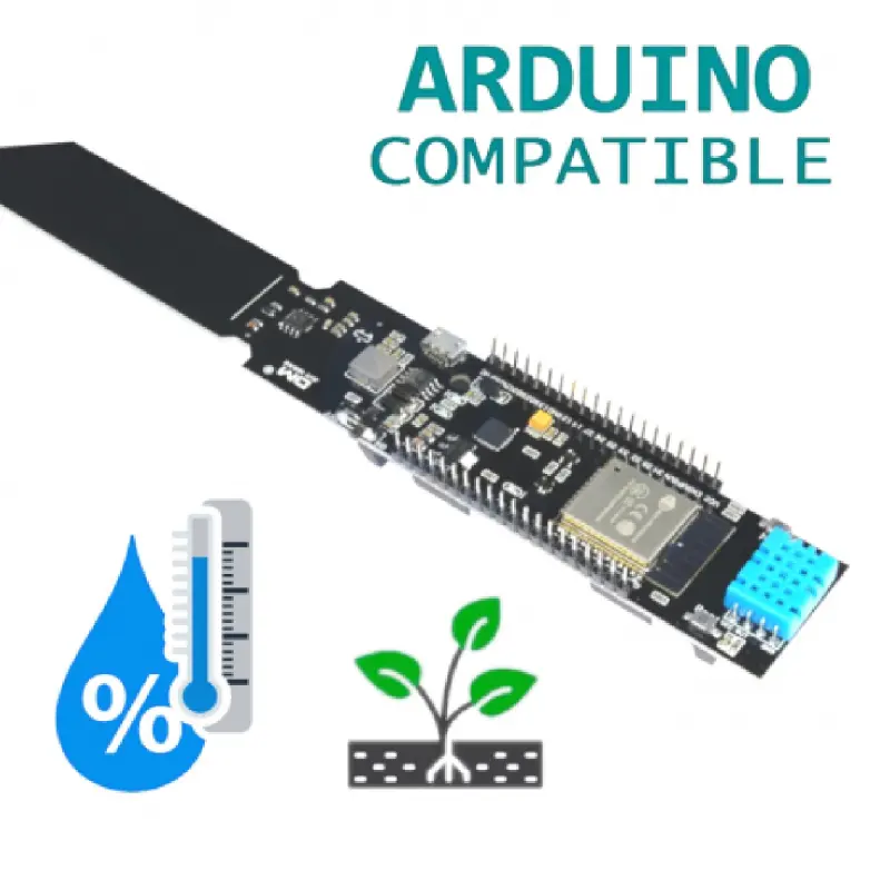 ESP32 DHT11 CP2104 WiFi Bluetooth Soil Moisture Temperature and Humidity Sensor Module