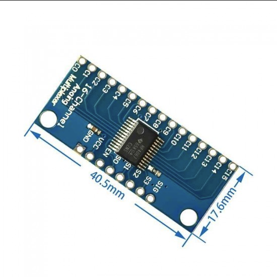 CD74HC4067 16-Channel Analog/Digital Multiplexer Breakout Board Module