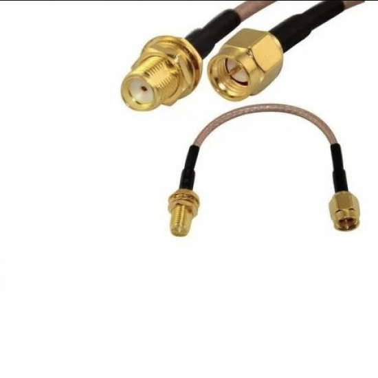 RG316 Coaxial Cable 10cm Pigtail WLAN Network RF Antenna