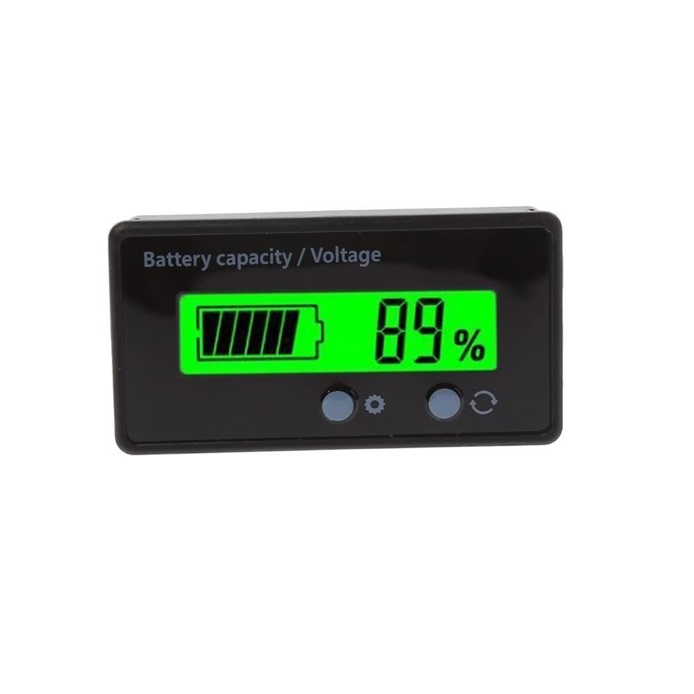 8-70V LCD Lead Acid Lithium Battery Capacity Indicator Voltmeter Monitor Display