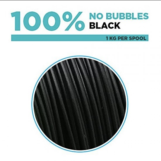Mango PLA 1.75mm 3D Printing Filament 1kg - Black