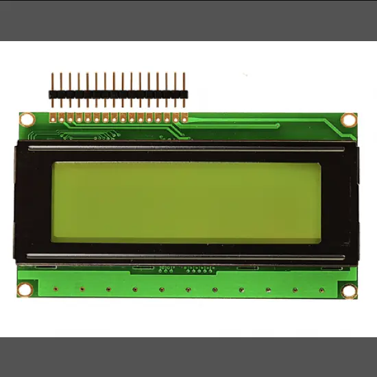 20x4 Alphanumeric LCD Display with Green Backlight