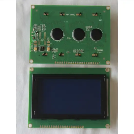 Graphic LCD Display 128x64 (Blue) - JHD Make