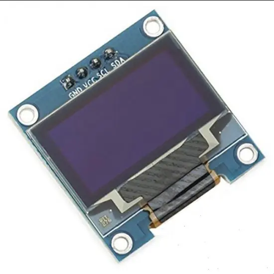 0.96 inch OLED White Display Module SPI/I2C 128x64 - 4 Pin