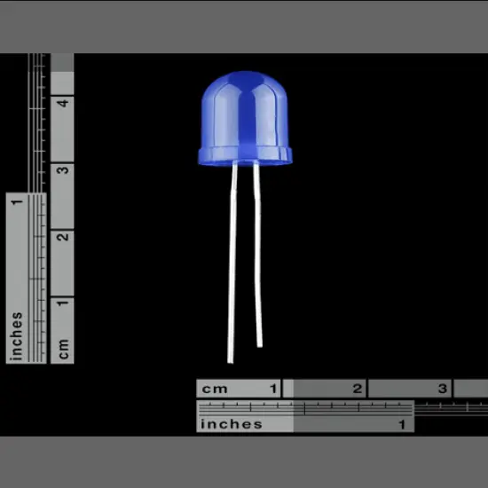 LED Light Blue 10 mm- 5 units