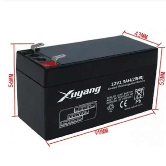 12V 1.2Ah Rechargeable Lead Acid Battery