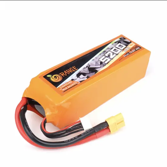 5200mAh 4S 40C (14.8V) Orange Lithium Polymer Battery Pack (LiPo)