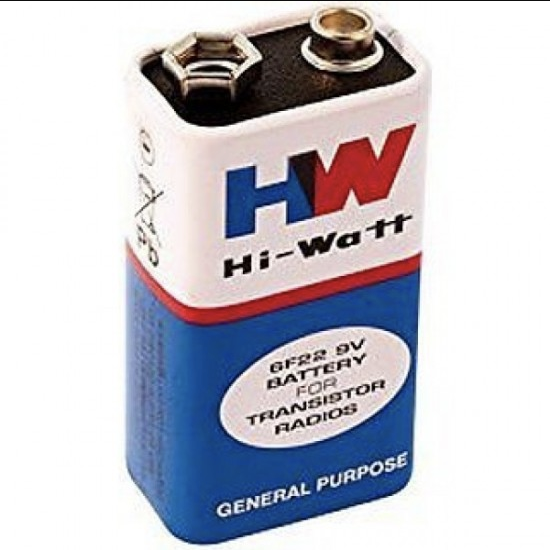 9V Original HW High Quality Battery - 5Pcs
