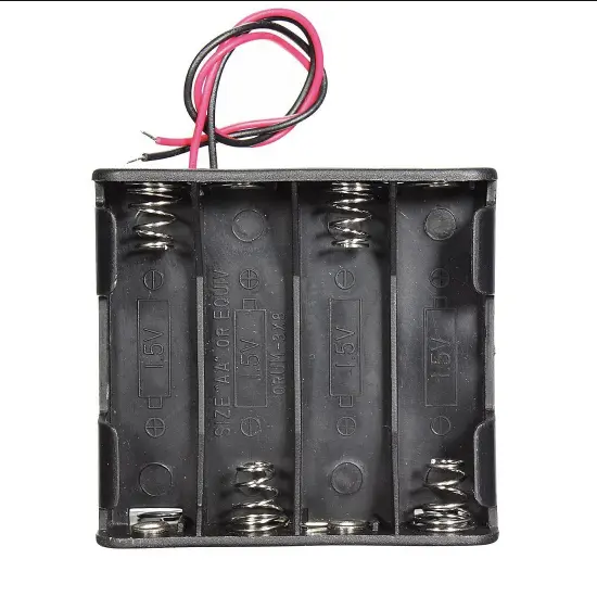 4 x AA Battery Holder Box Without Cover - 2pcs